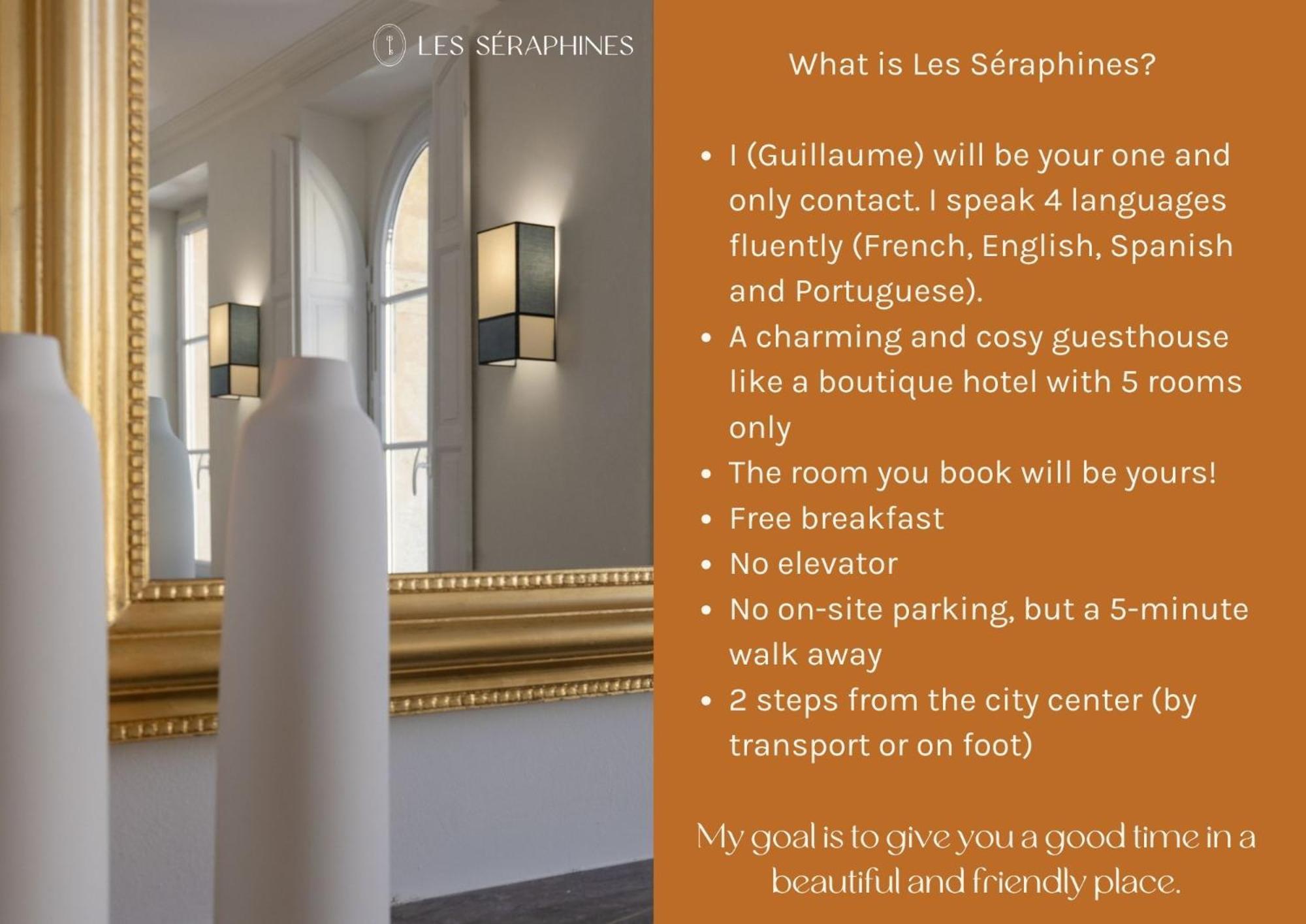 Les Seraphines - Chambres D'Hotes - Guests House Bordeaux Kültér fotó