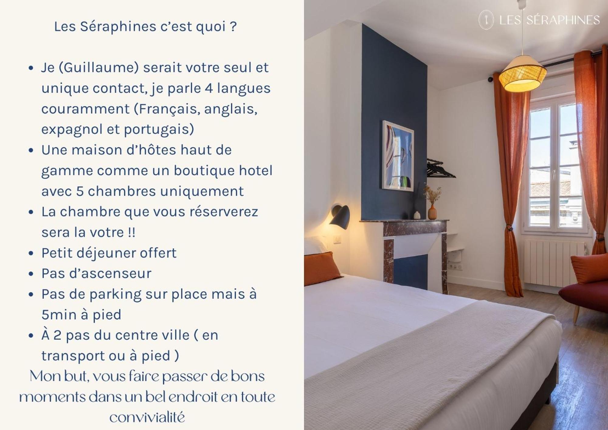Les Seraphines - Chambres D'Hotes - Guests House Bordeaux Kültér fotó